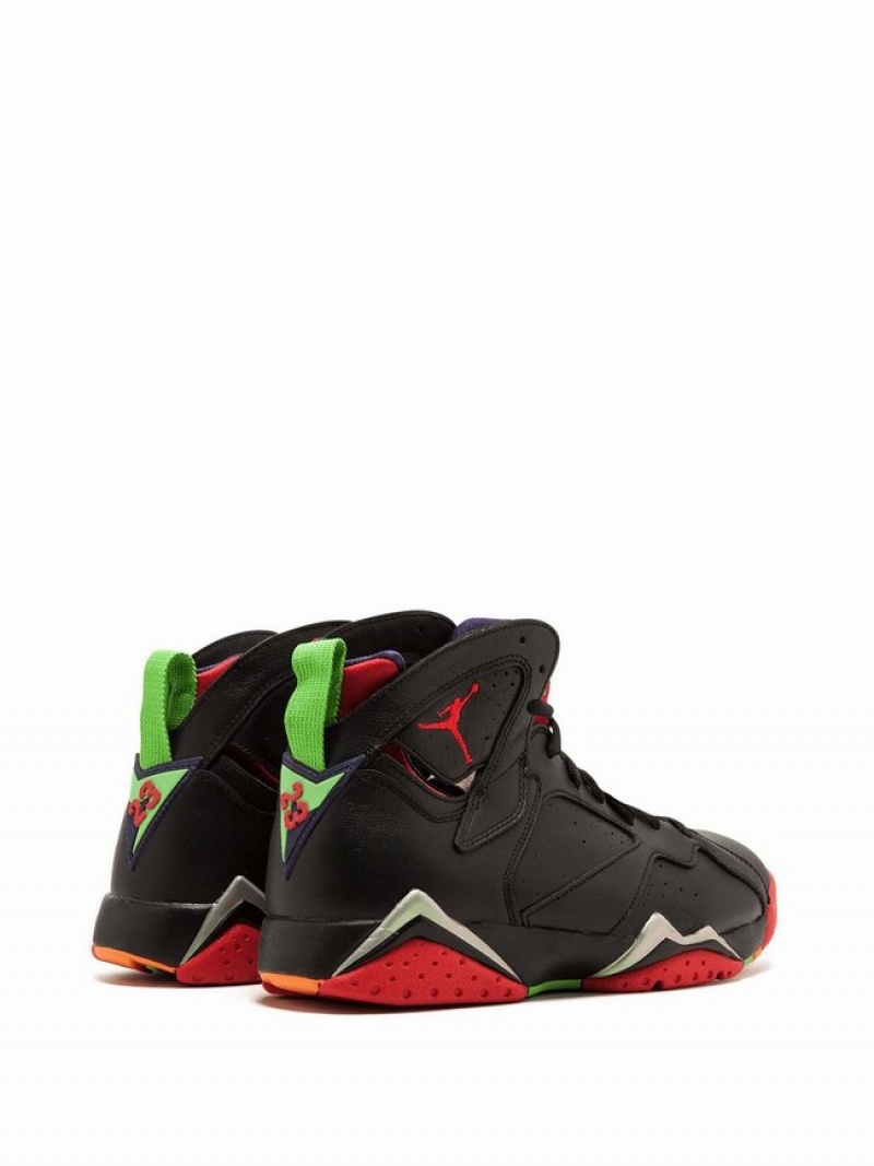 Black / Red Men's Nike Retro Marvin The Martian Air Jordan 7 | QJCHBD-728