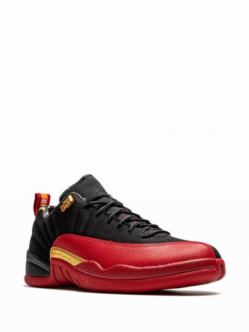 Black / Red Men's Nike Retro Super Bowl LV Air Jordan 12 | JQLGYC-045