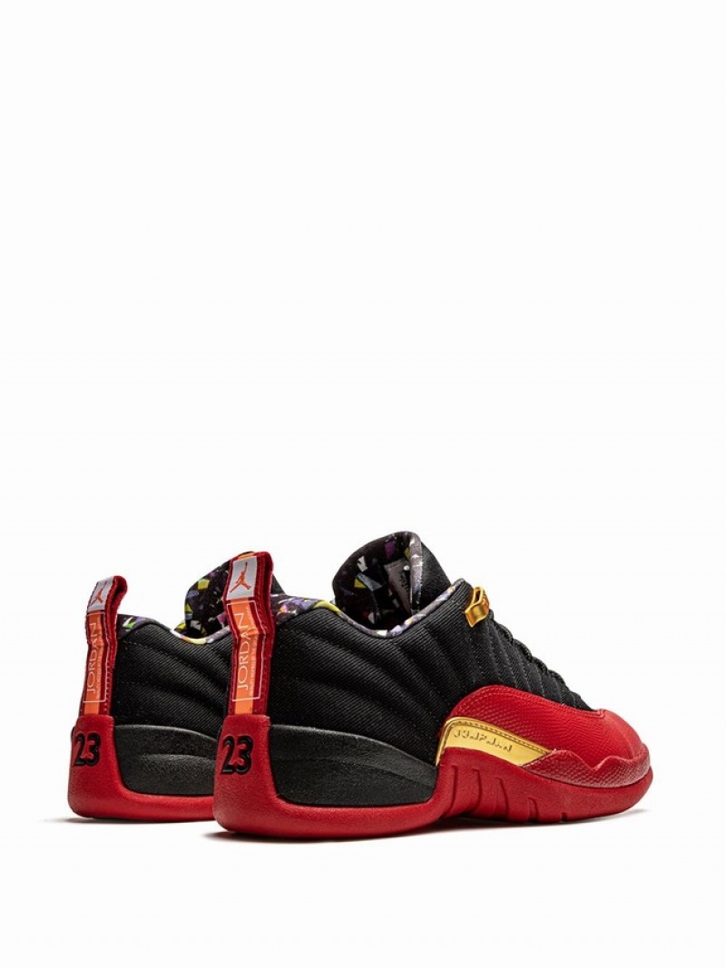 Black / Red Men's Nike Retro Super Bowl LV Air Jordan 12 | JQLGYC-045