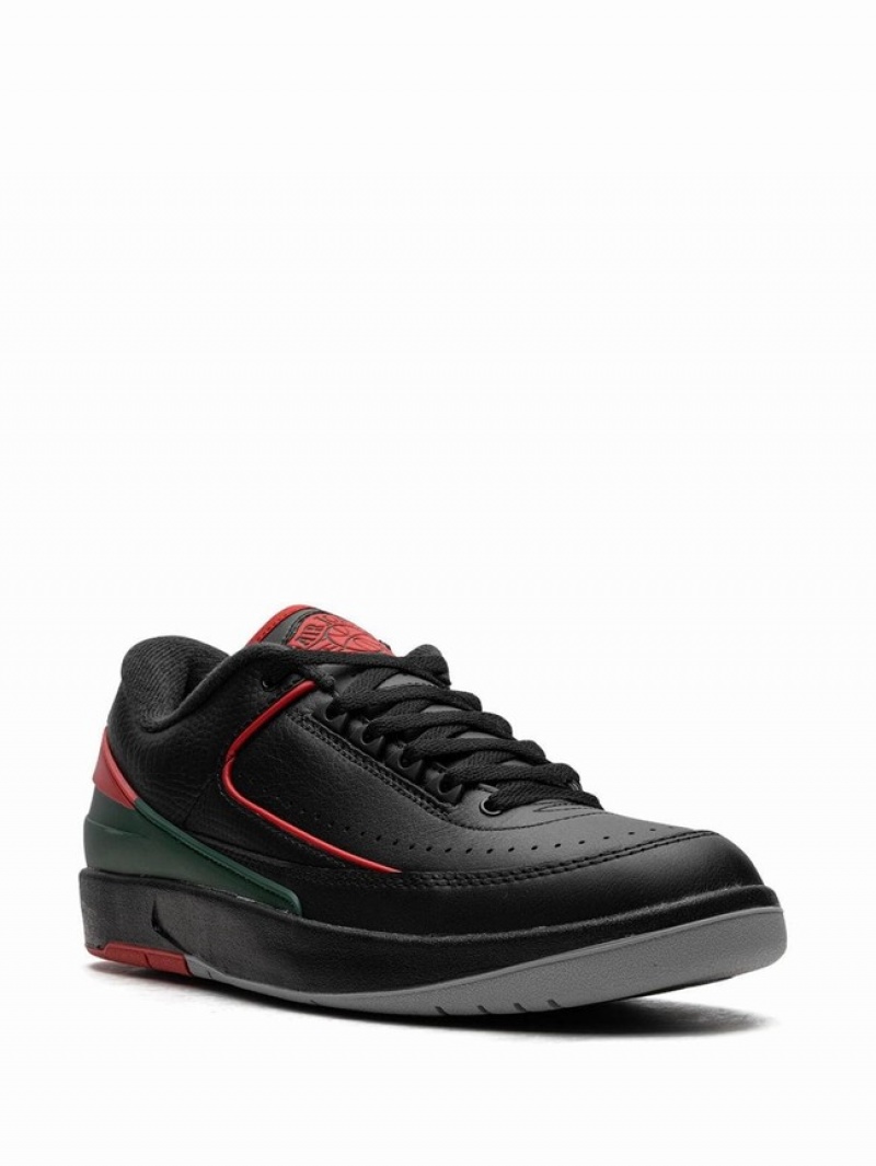 Black / Red Women's Nike Low Christmas Air Jordan 2 | DURQYC-972