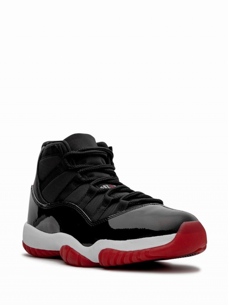 Black / Red Women's Nike Retro Bred 2019 Air Jordan 11 | JVOGNI-057