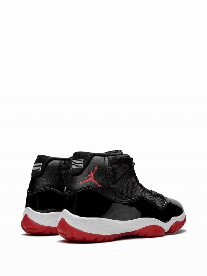 Black / Red Women's Nike Retro Bred 2019 Air Jordan 11 | JVOGNI-057