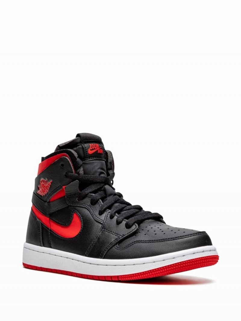 Black / Red Women's Nike Zoom Air CMFT Air Jordan 1 | DZINTF-518