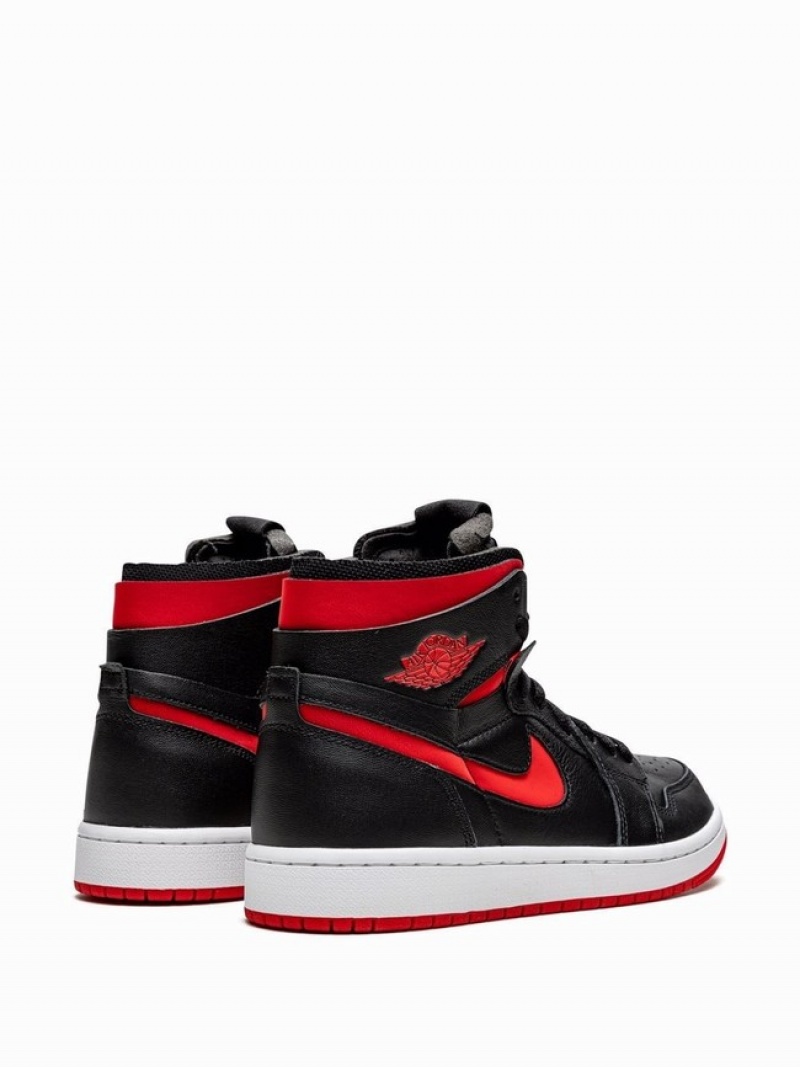 Black / Red Women's Nike Zoom Air CMFT Air Jordan 1 | DZINTF-518