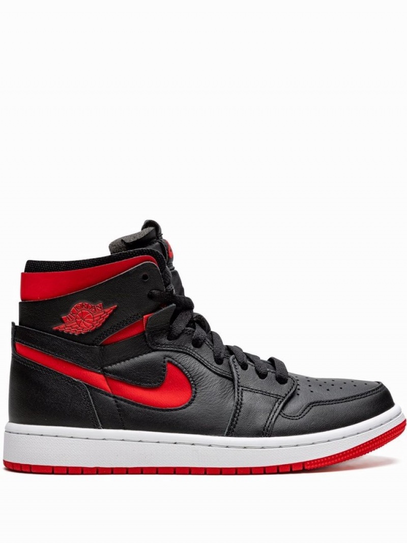 Black / Red Women\'s Nike Zoom Air CMFT Air Jordan 1 | DZINTF-518