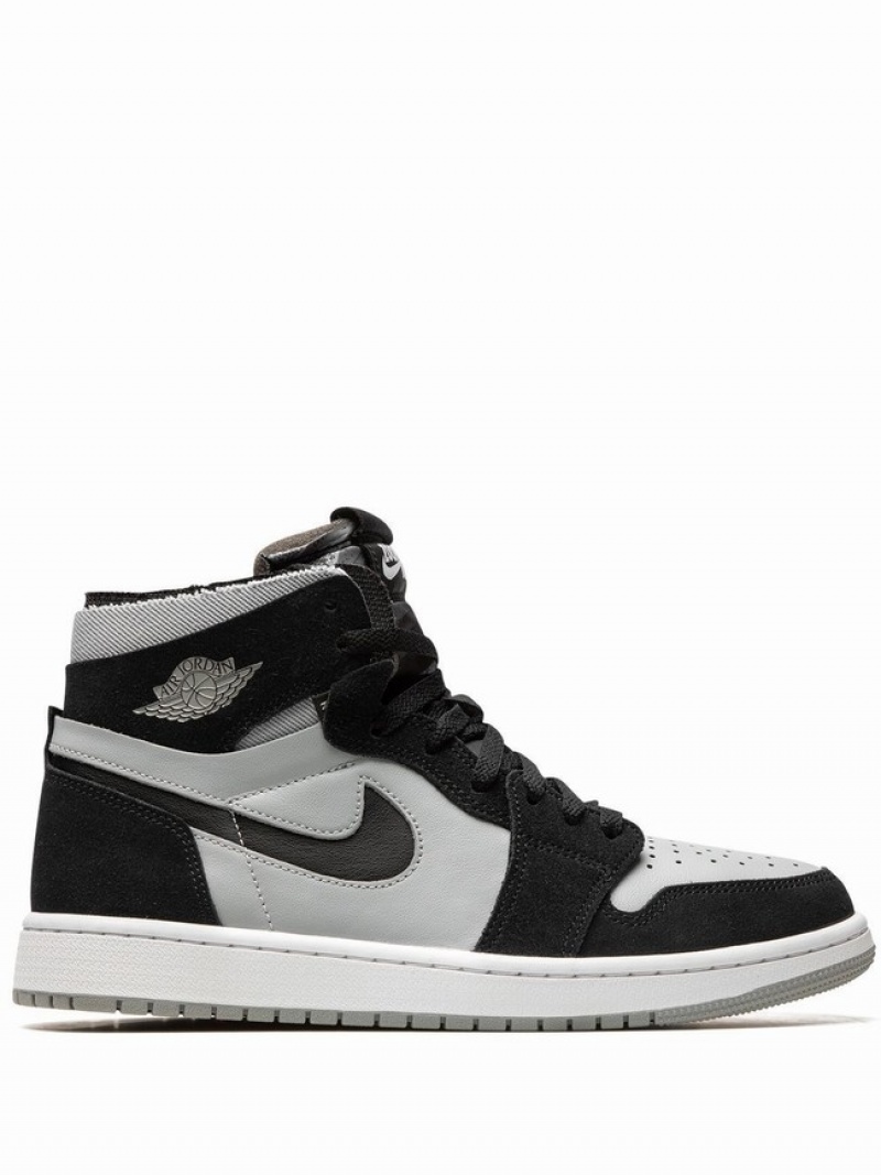 Black / White Men\'s Nike CMFT Air Jordan 1 | JPHYEQ-481