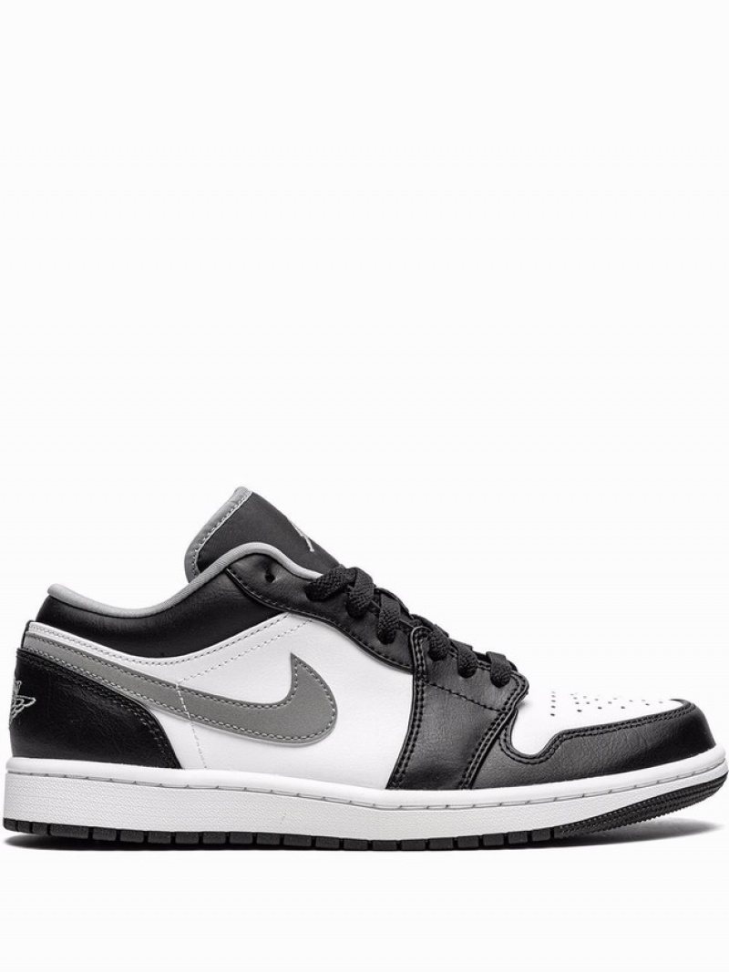 Black / White Men\'s Nike Low Air Jordan 1 | YKVMGD-204