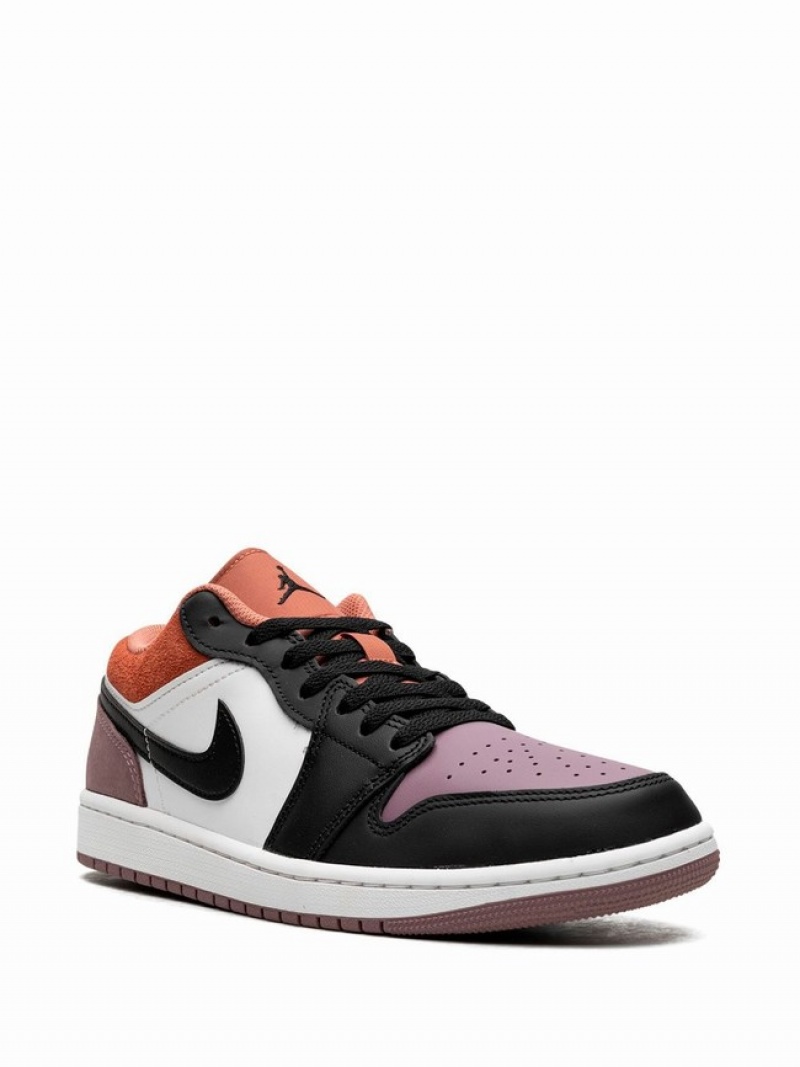 Black / White / Purple Men's Nike Low Sky J Mauve Air Jordan 1 | XMTOAW-543