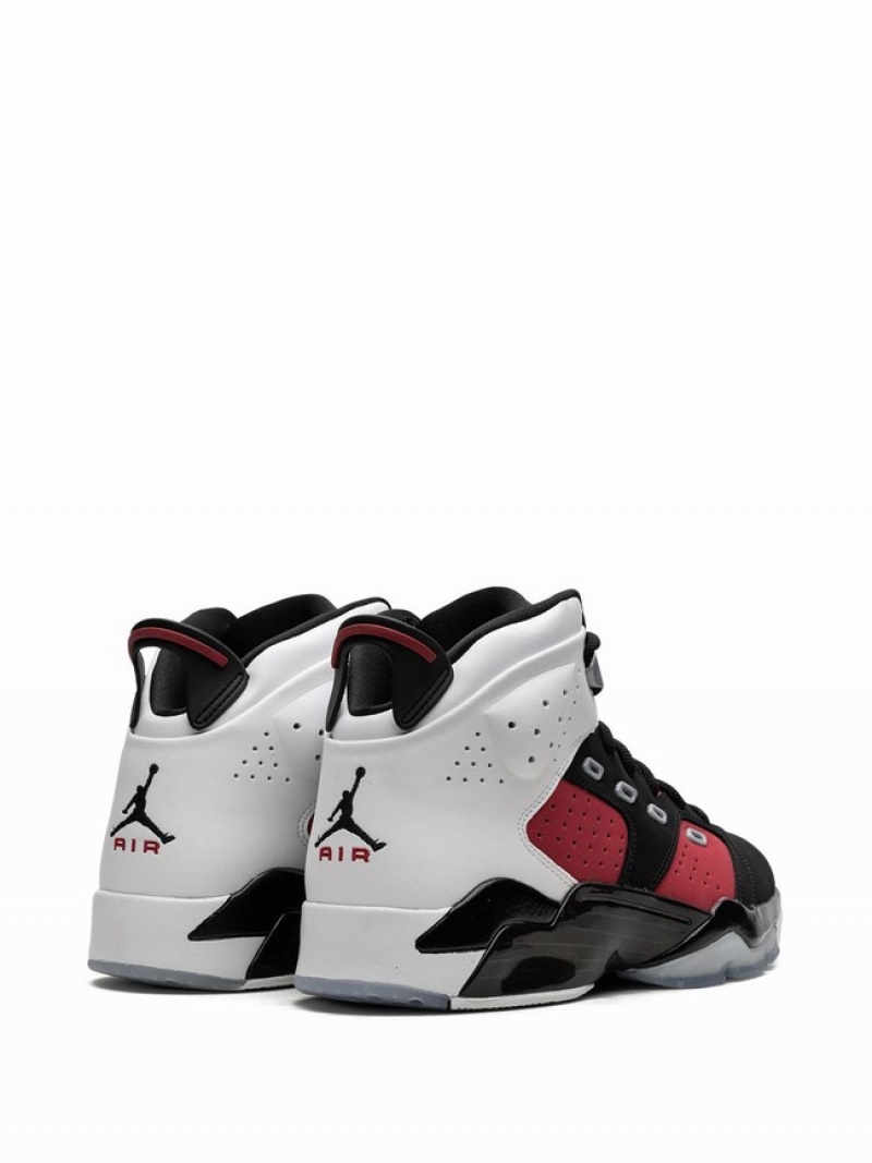 Black / White / Red Men's Nike 17-23 Carmine 2021 Air Jordan 6 | GNBAZO-965