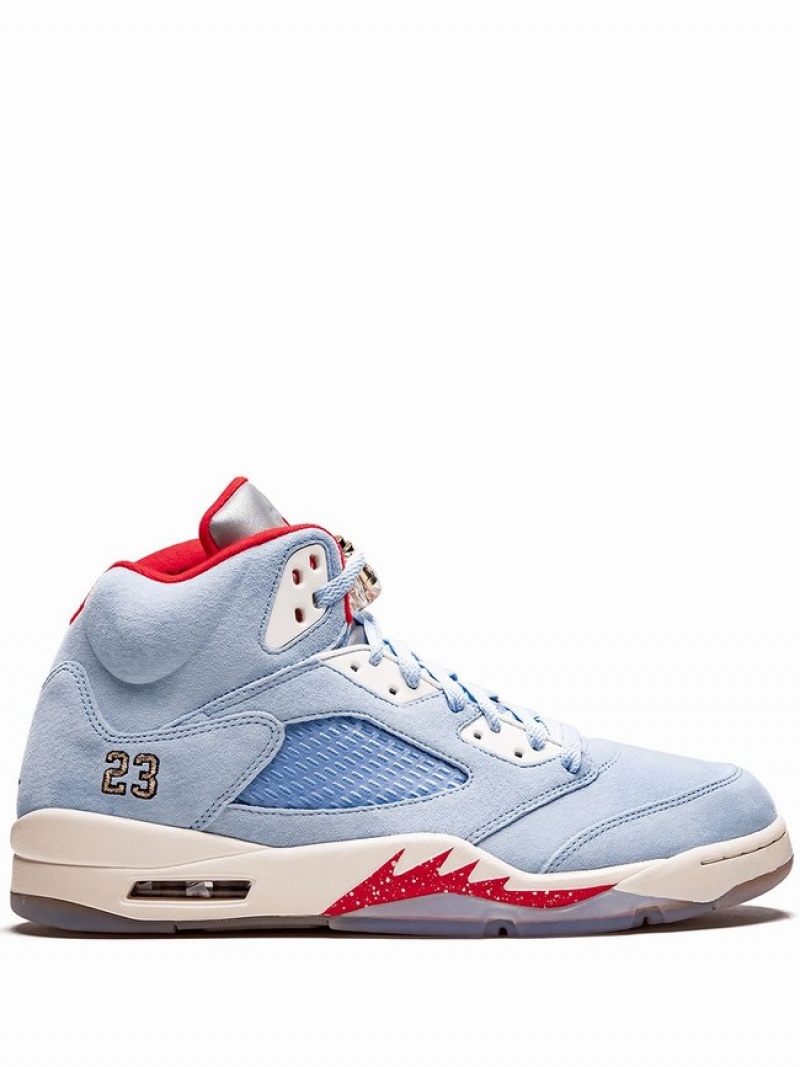 Blue Men\'s Nike Retro Trophy Room Air Jordan 5 | QVILKP-367