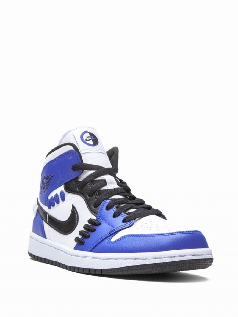 Blue Women's Nike Mid Sisterhood - Game Royal Air Jordan 1 | PQZJAN-763