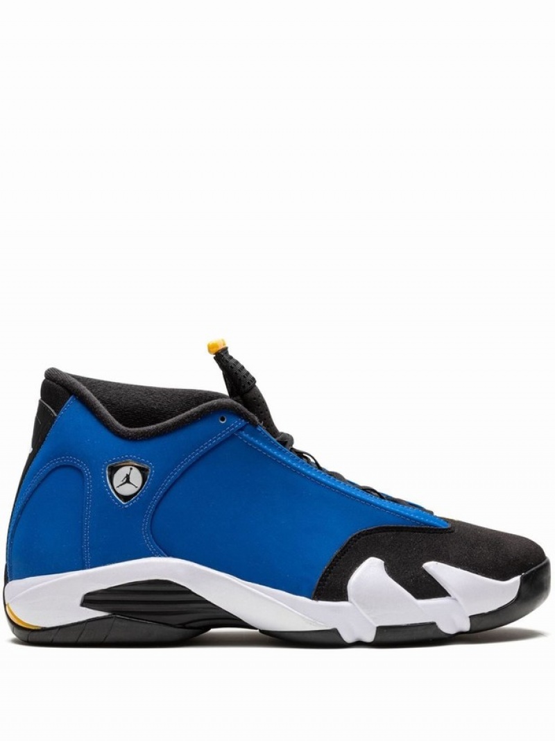 Blue / Black Men\'s Nike Laney Air Jordan 14 | AZTJQL-201