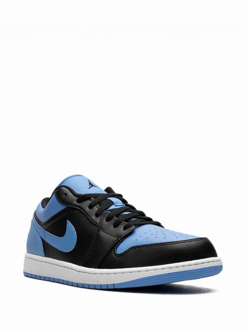 Blue / Black Men's Nike Low University Air Jordan 1 | XDUBHR-074