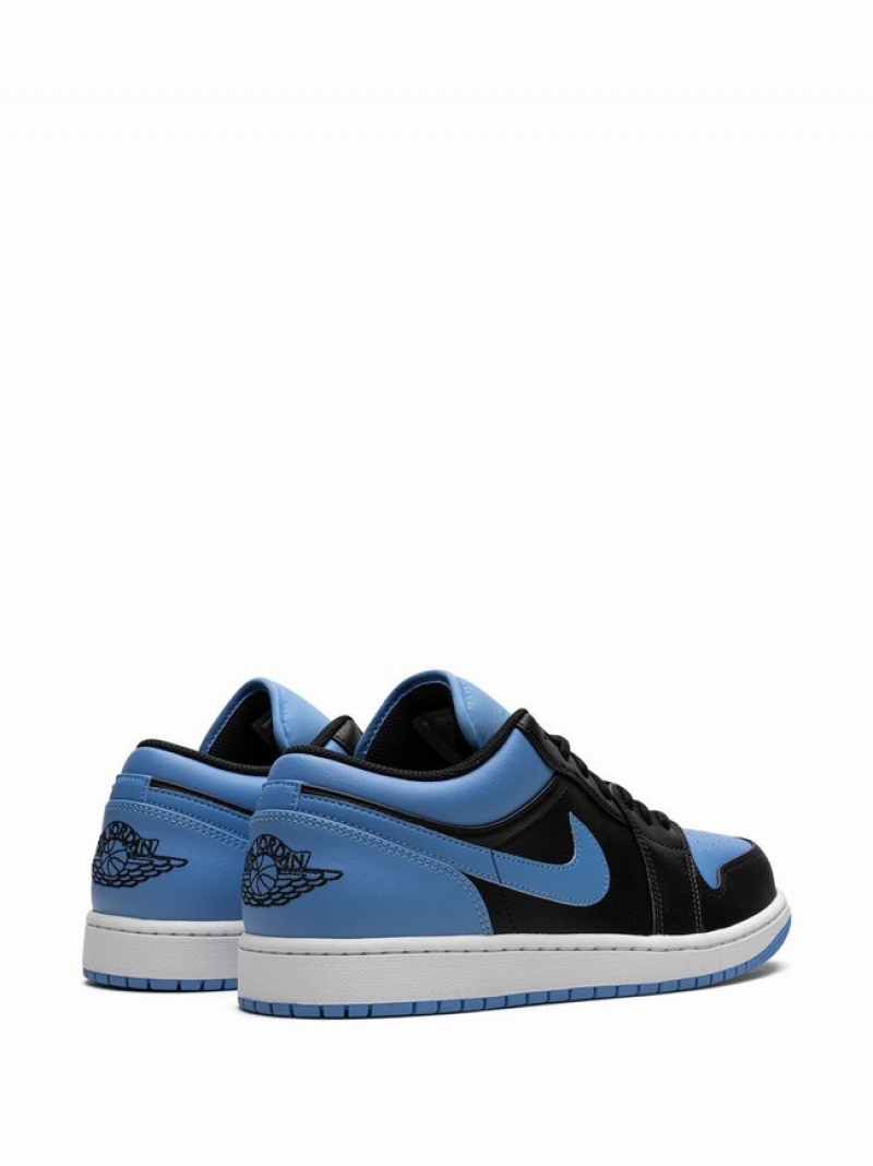 Blue / Black Men's Nike Low University Air Jordan 1 | XDUBHR-074