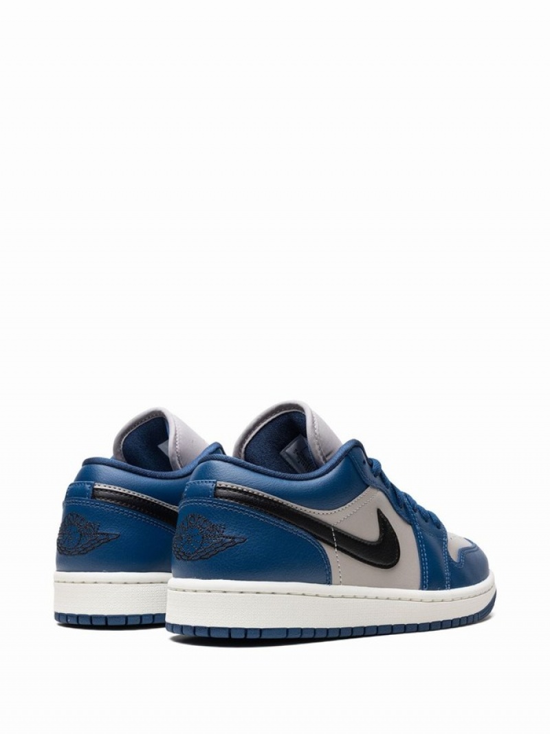 Blue / Grey Women's Nike Low French Air Jordan 1 | HIONLS-946