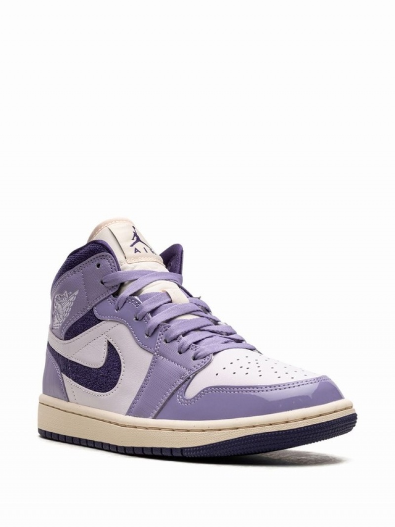 Blue / Purple Women's Nike Mid Sky J Purple Air Jordan 1 | RBLJQS-456