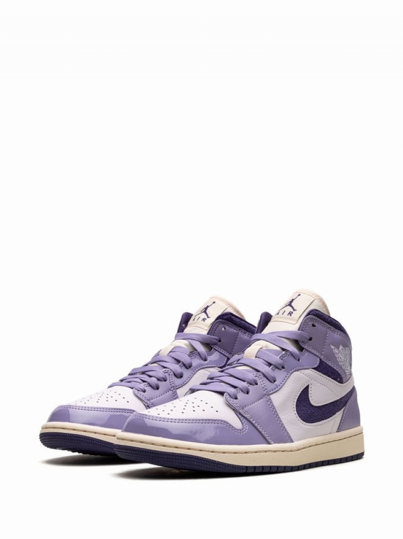 Blue / Purple Women's Nike Mid Sky J Purple Air Jordan 1 | RBLJQS-456