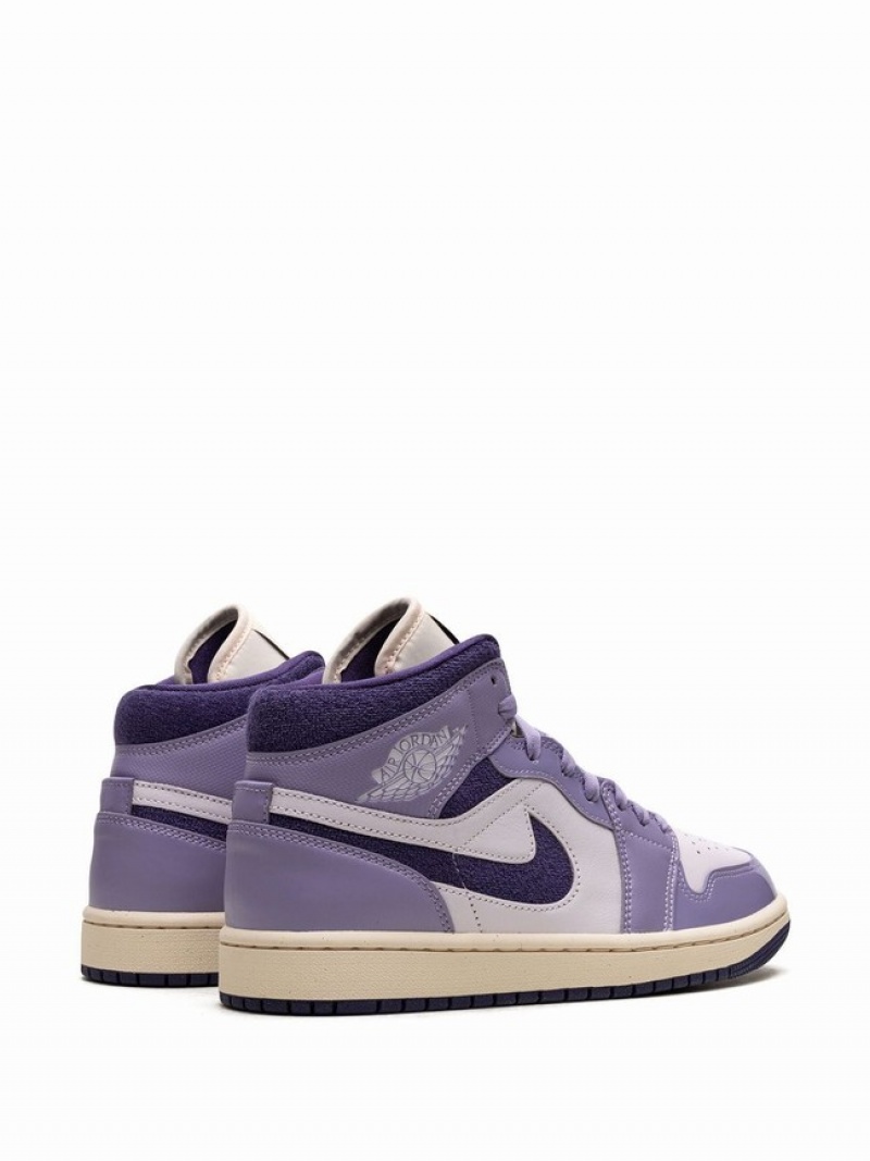 Blue / Purple Women's Nike Mid Sky J Purple Air Jordan 1 | RBLJQS-456