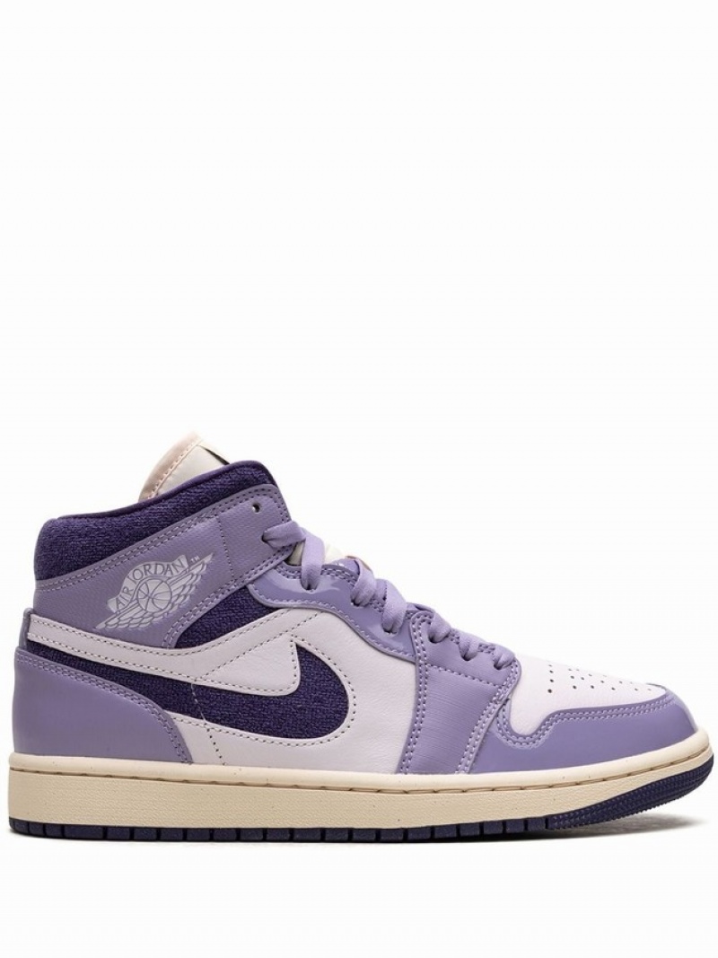 Blue / Purple Women\'s Nike Mid Sky J Purple Air Jordan 1 | RBLJQS-456