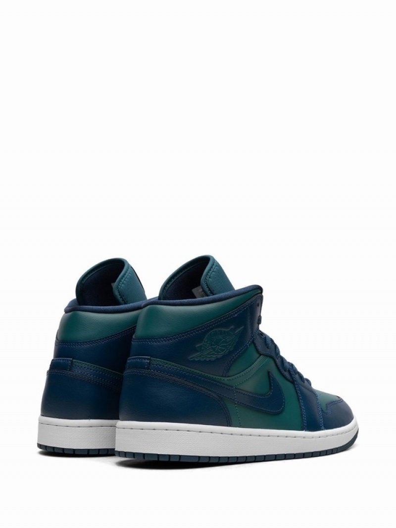 Blue / Turquoise Women's Nike Mid Sky J Teal Air Jordan 1 | ABKRVC-946