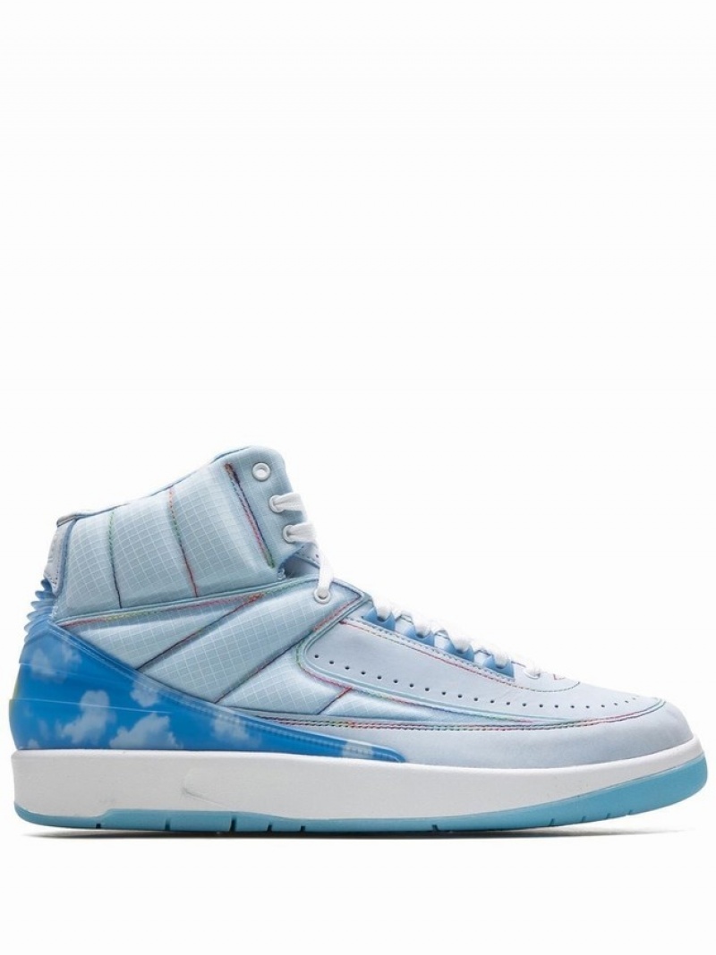 Blue / White Women\'s Nike x J Balvin Air Jordan 2 Air Jordan 2 | BUMKCJ-716