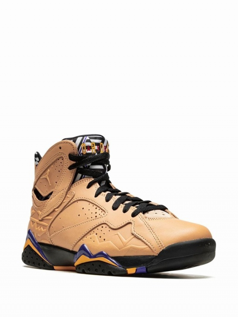 Brown Men's Nike Afrobeats Air Jordan 7 | ECTGKV-716