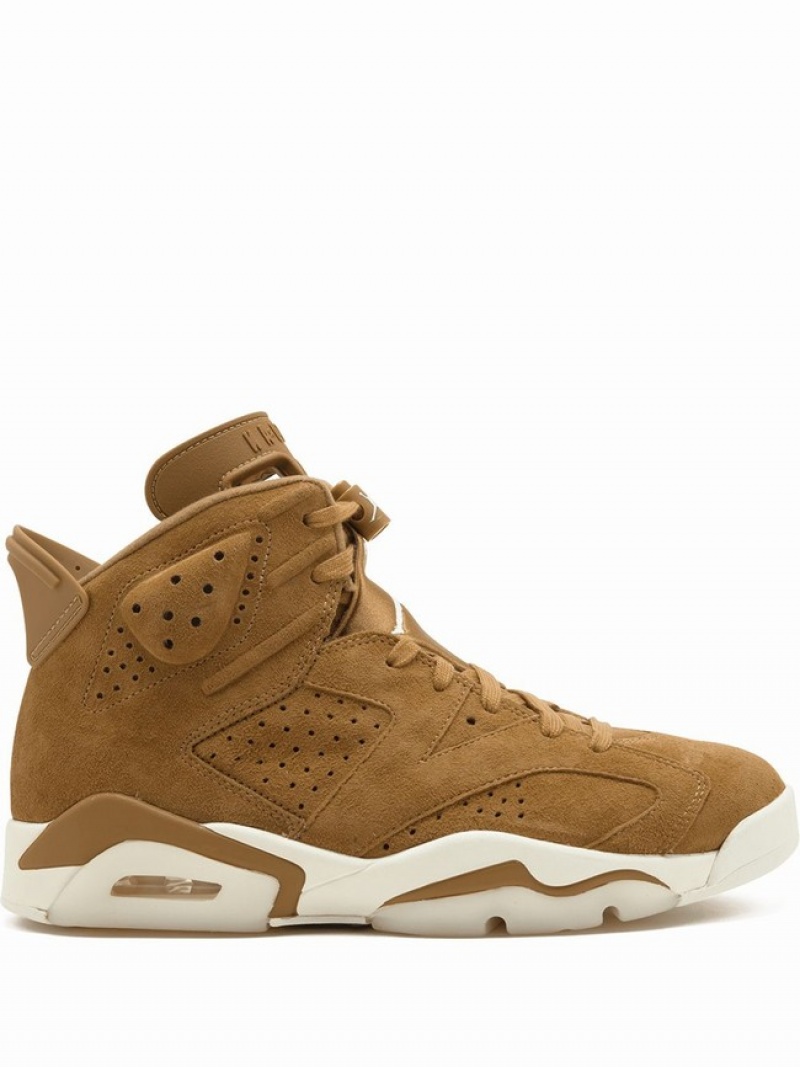 Brown Men\'s Nike Retro Air Jordan 6 | WUSZNR-943