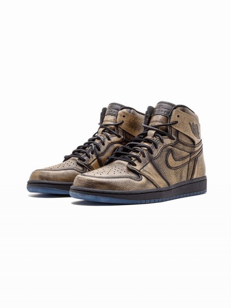 Brown Men's Nike Retro High OG Wings Air Jordan 1 | NFRWVS-316