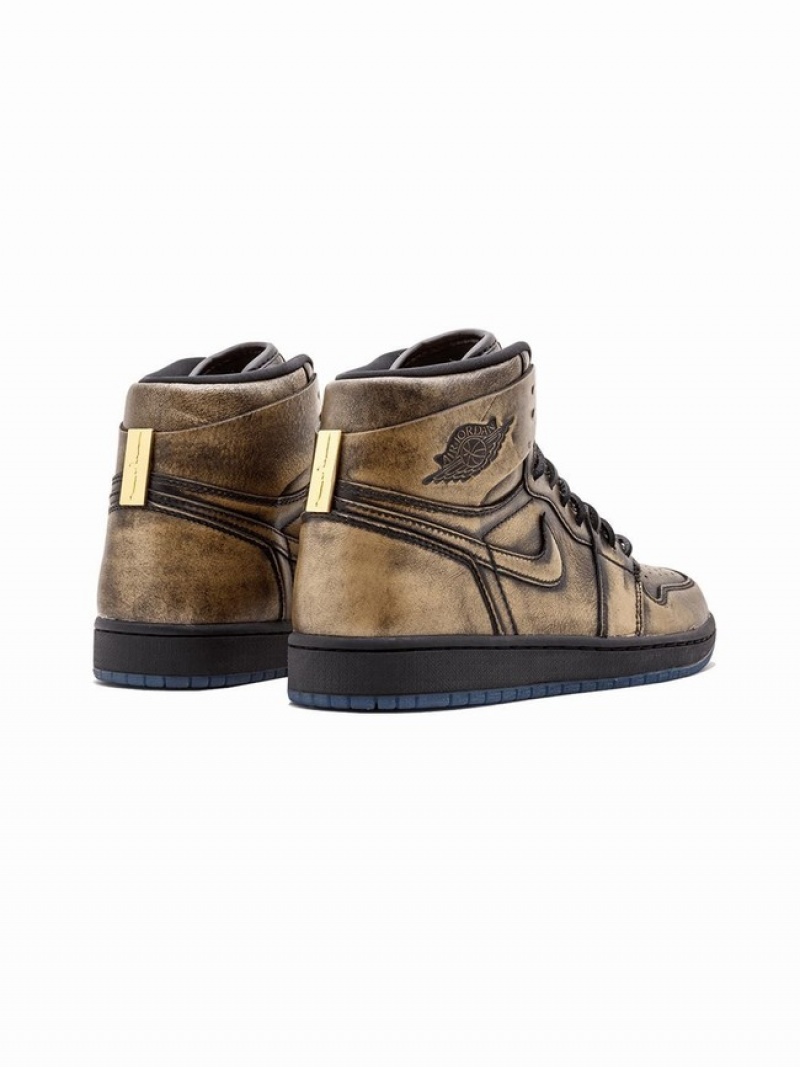 Brown Men's Nike Retro High OG Wings Air Jordan 1 | NFRWVS-316