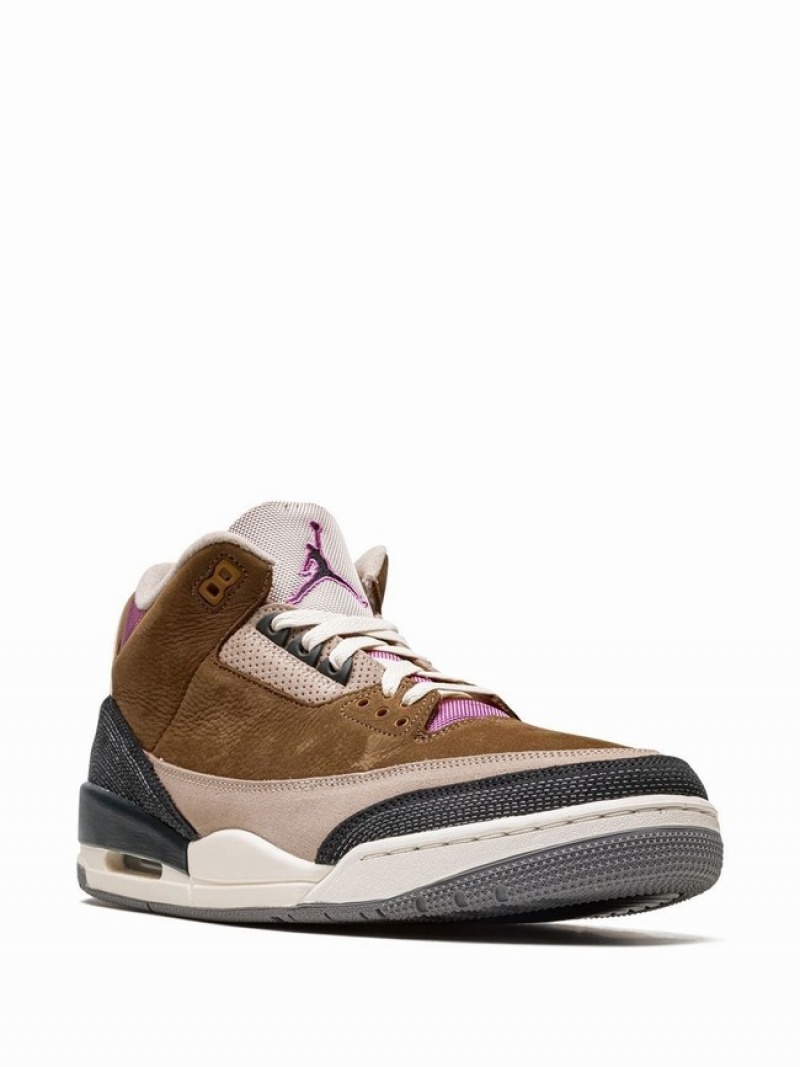 Brown / Beige Men's Nike Retro Winterized – Archaeo Air Jordan 3 | LSOUDI-216