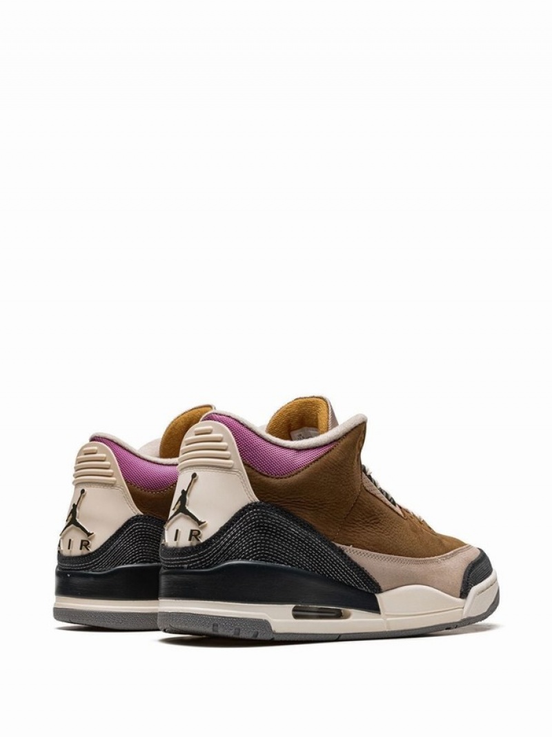 Brown / Beige Men's Nike Retro Winterized – Archaeo Air Jordan 3 | LSOUDI-216