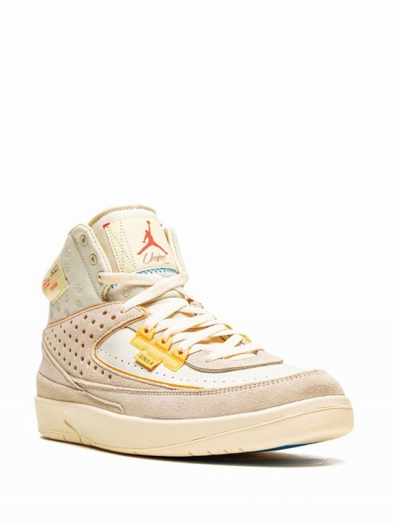 Cream Women's Nike x Union SP Rattan Air Jordan 2 | ALICTF-408