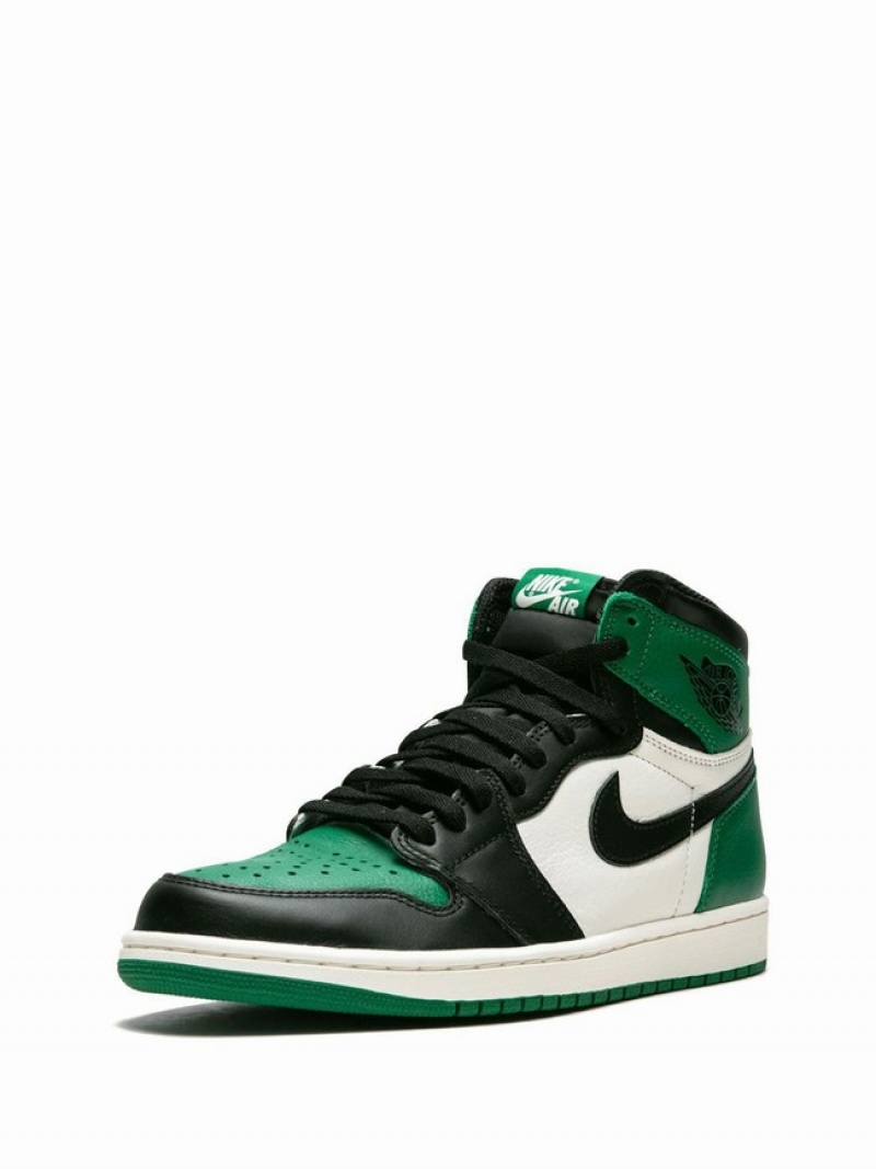 Deep Green Women's Nike Retro High OG Pine Air Jordan 1 | XNROCP-709