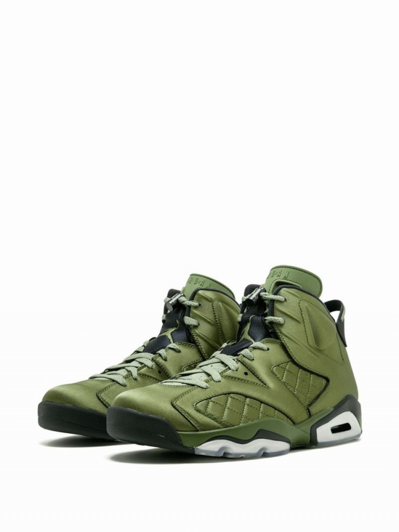 Green Men's Nike Retro Pinnacle Air Jordan 6 | WQABEO-513