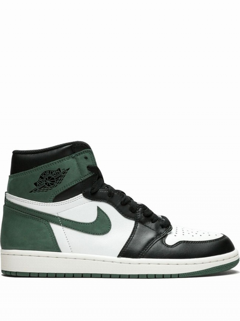 Green Women\'s Nike Retro High OG Clay Air Jordan 1 | AUYSRM-832