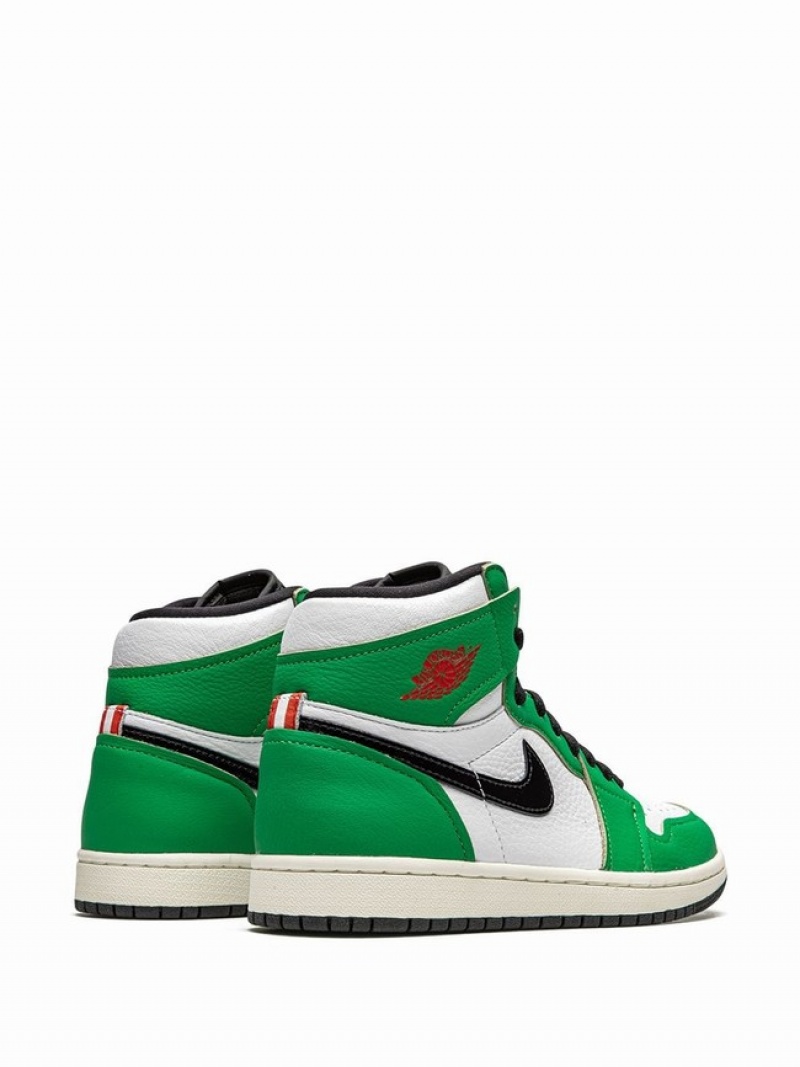 Green Women's Nike Retro High OG Lucky Air Jordan 1 | USEVOK-942