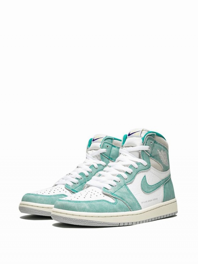 Green Women's Nike Retro High OG Turbo Air Jordan 1 | BUICRZ-270