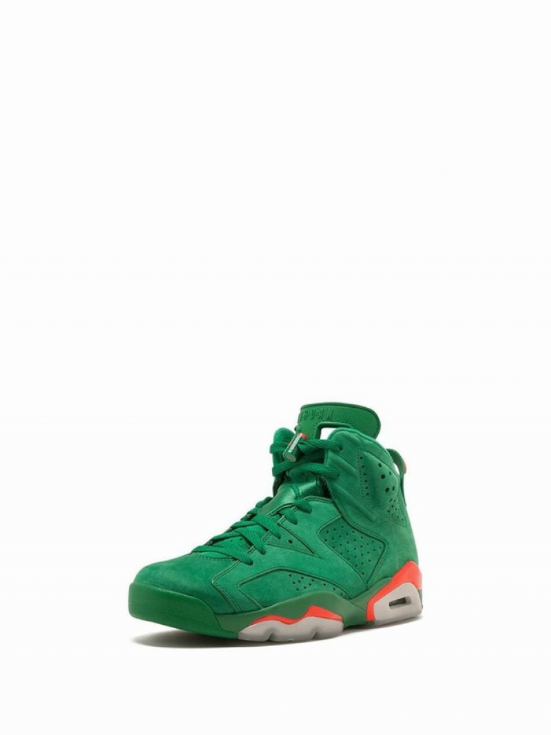 Green Women's Nike Retro NRG Green Suede Gatorade Air Jordan 6 | VEHJBY-903