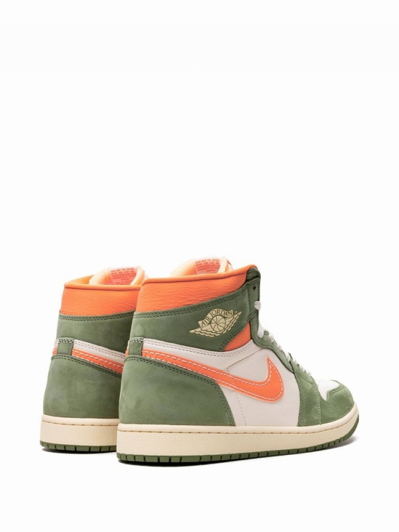 Green / White Men's Nike High OG Celadon Air Jordan 1 | SIKMLX-946