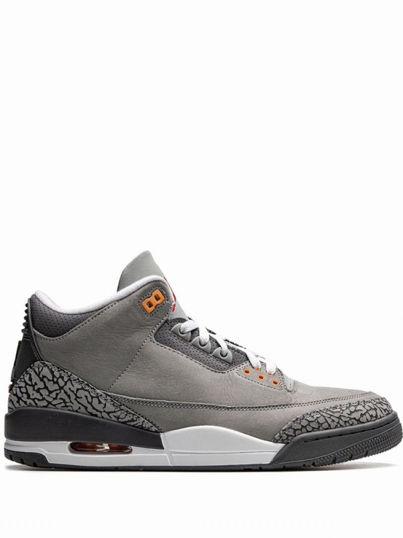 Grey Men\'s Nike Retro Air Jordan 3 | XFARDO-904