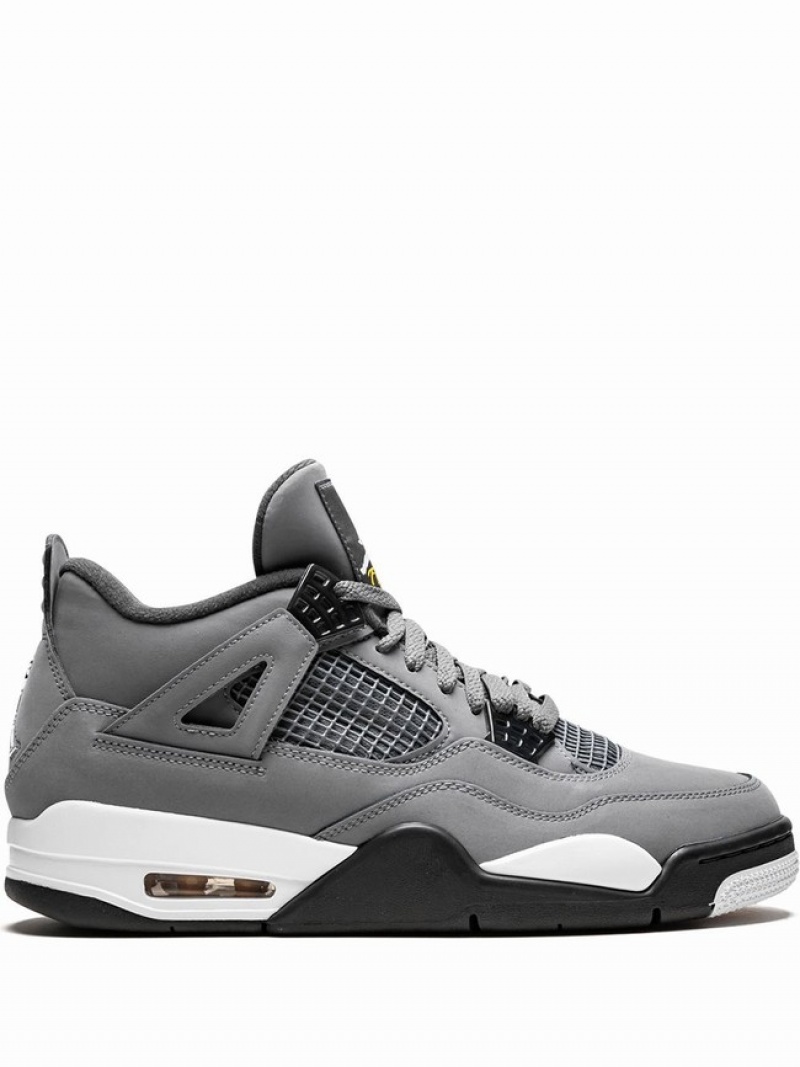 Grey Men\'s Nike Retro Air Jordan 4 | JTQIGK-618