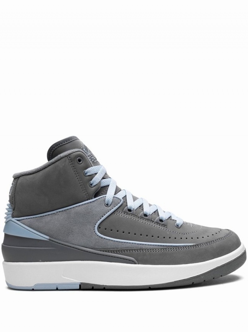 Grey Women\'s Nike Cool Air Jordan 2 | JOTWGY-596