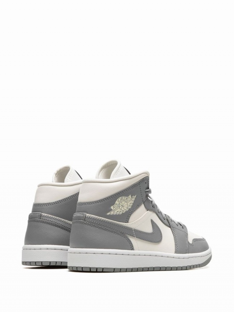 Grey Women's Nike Mid Stealth Air Jordan 1 | TKHEQM-093