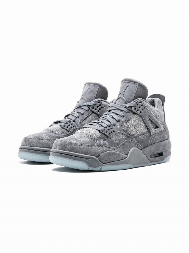 Grey Women's Nike Retro Kaws High Top Air Jordan 4 | RUMYCT-801