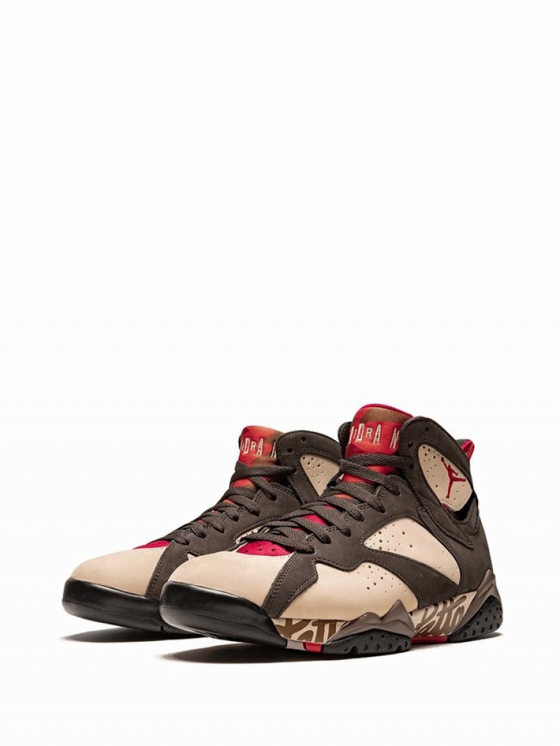 Grey / Beige Men's Nike Retro Patta Shimmer Air Jordan 7 | ZKUAYS-427