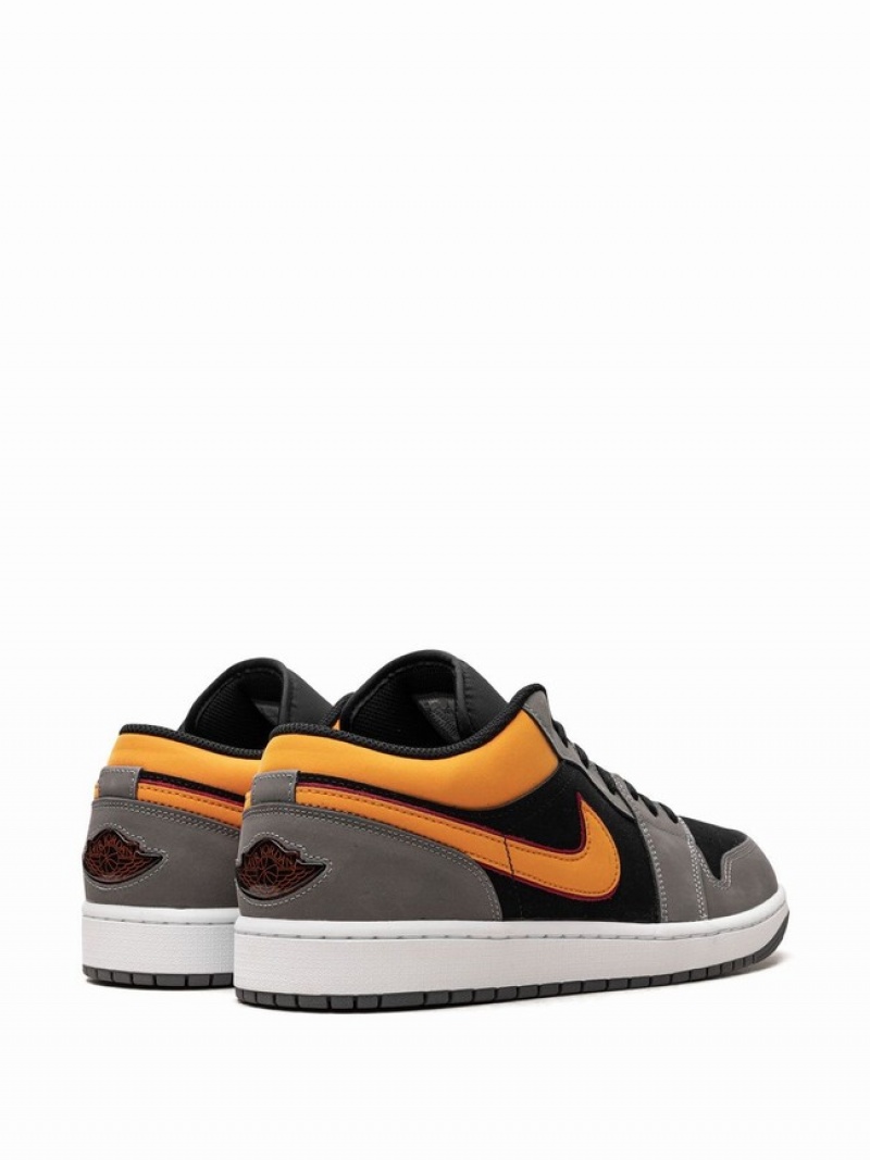 Grey / Black / Brown Men's Nike Low Vivid Air Jordan 1 | YEASID-274