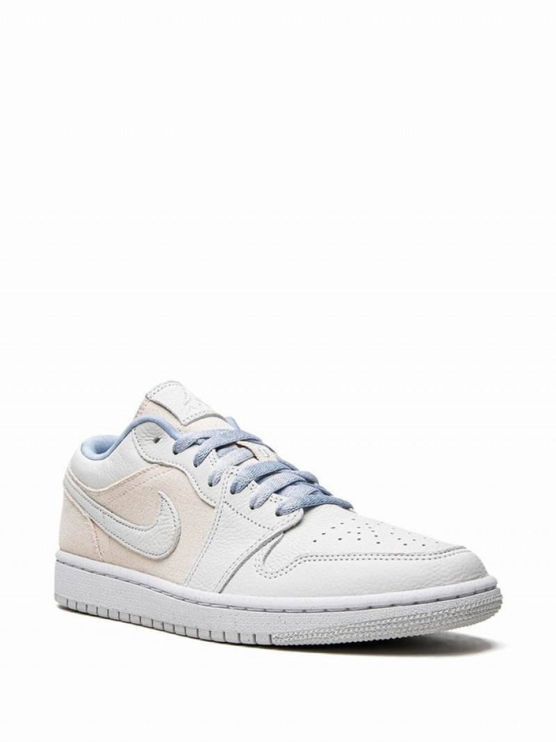 Grey / Cream Women's Nike Low SE Grey Cream Air Jordan 1 | LOXUPS-790