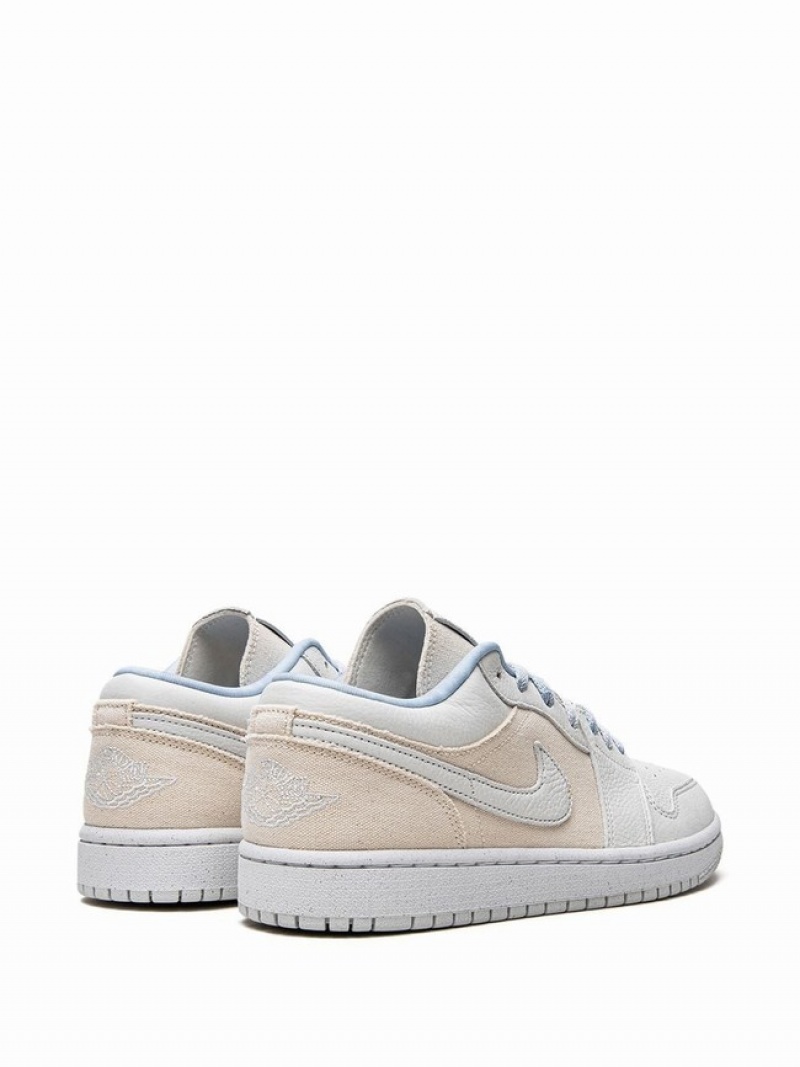 Grey / Cream Women's Nike Low SE Grey Cream Air Jordan 1 | LOXUPS-790