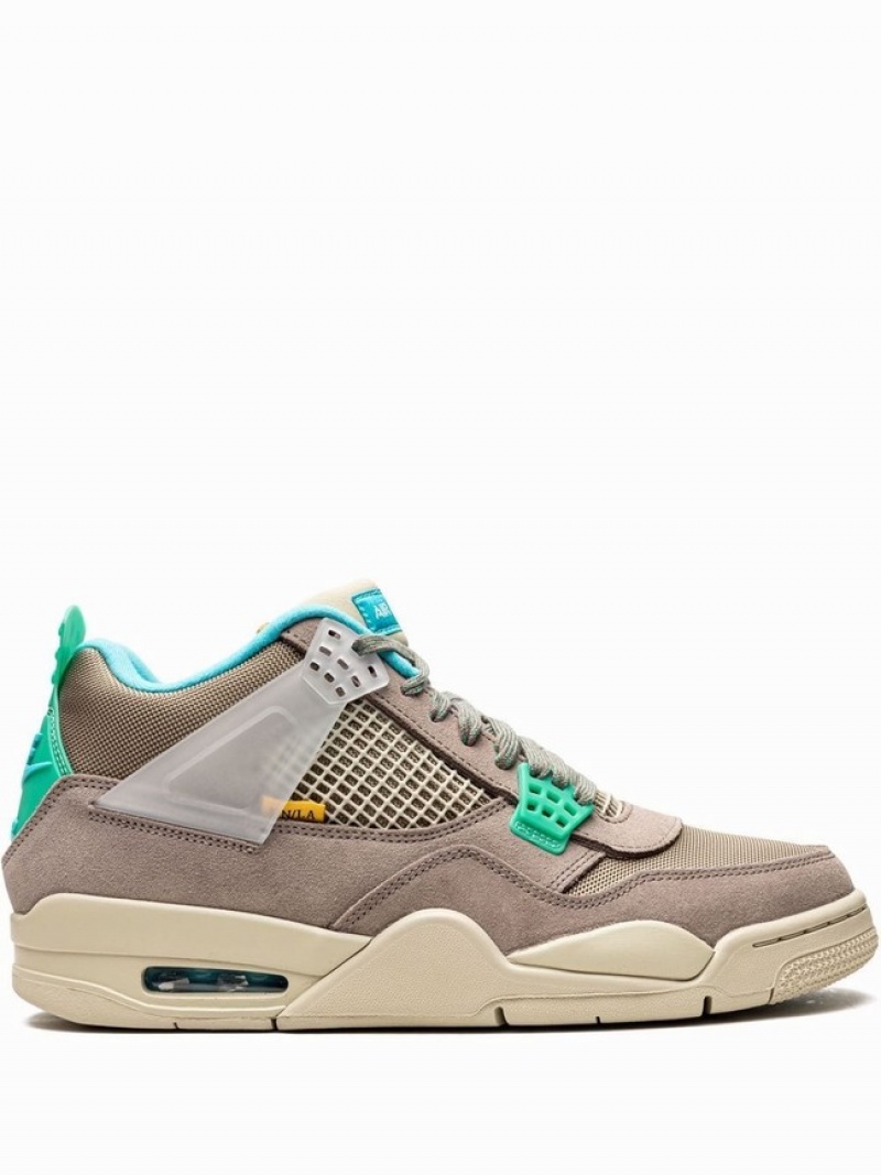 Grey / Green Men\'s Nike Retro Air Jordan 4 | LOXRKD-920