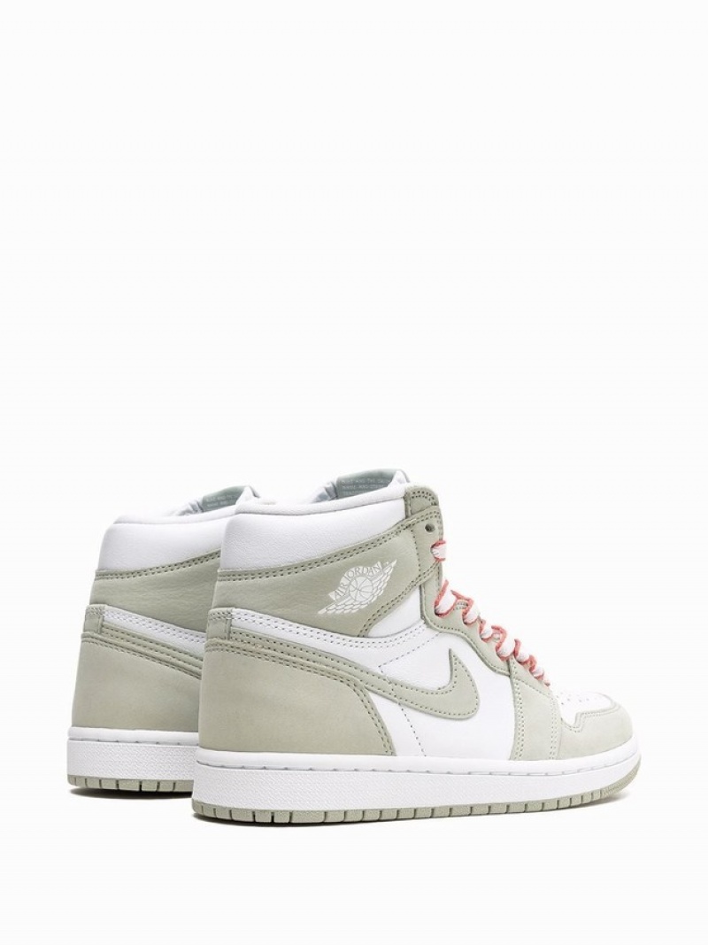 Grey / White Women's Nike High OG Seafoam Air Jordan 1 | ZHWRNG-182